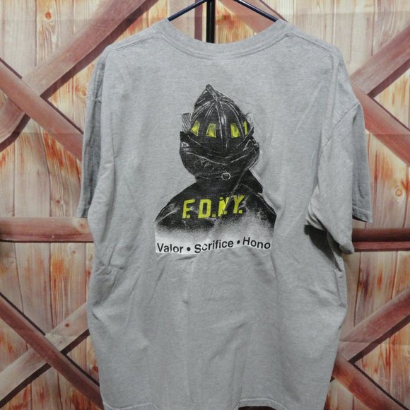 Gildan Other - FDNY Never forget twin towers, graphic design T~Awesome look~Fire fighte…